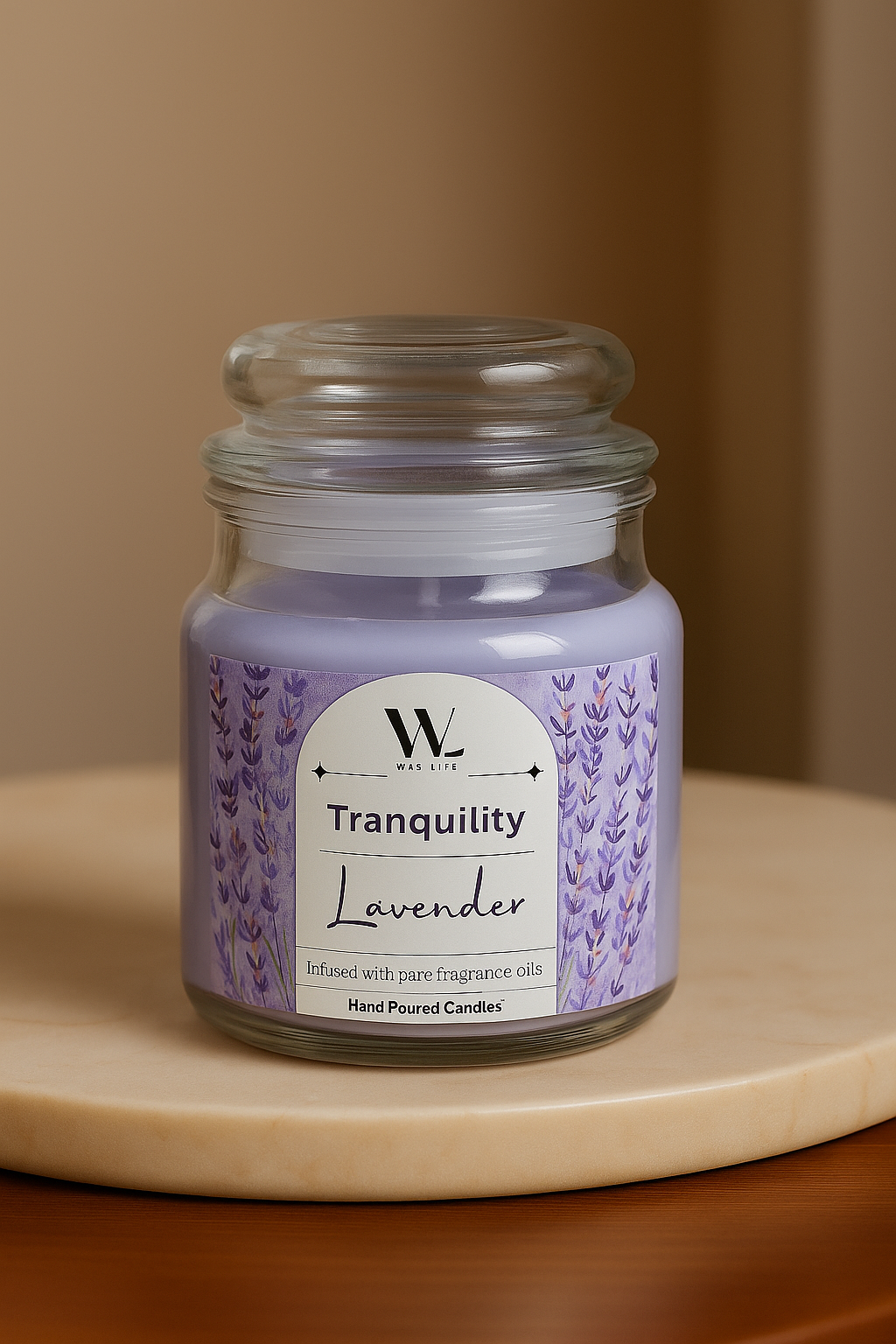 Lavender Jar Candle – Calming & Aromatic