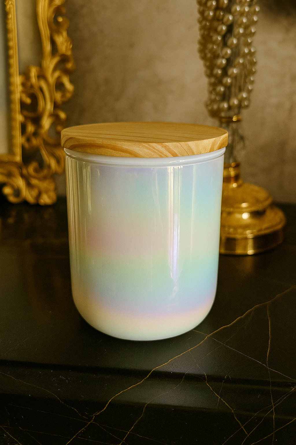 Eucalyptus Spearmint - Luxury Iridescent Candle Jar