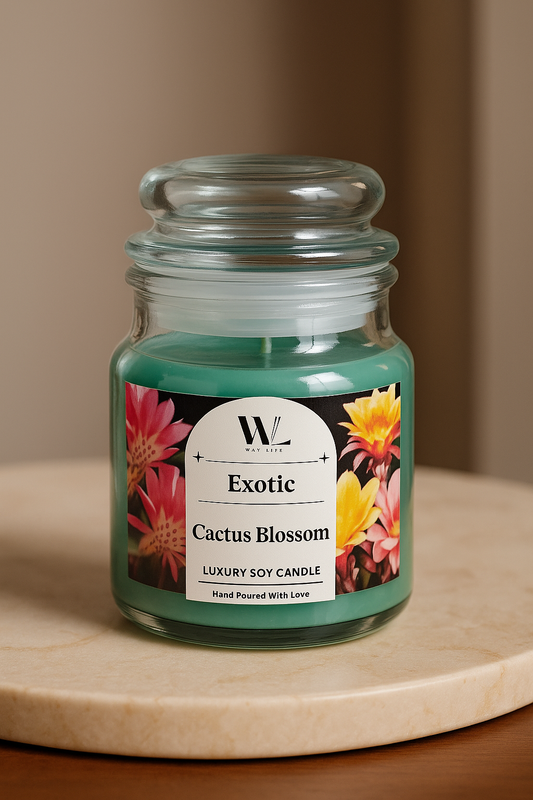 Cactus Blossom Candle – Fresh Floral Fusion
