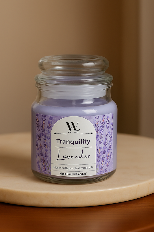 Lavender Jar Candle – Calming & Aromatic