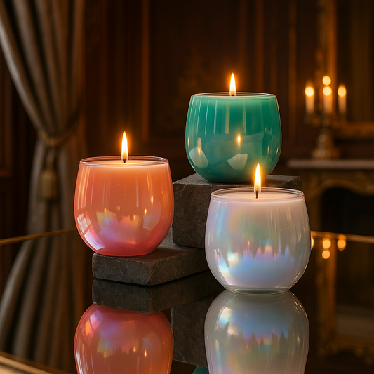 Bergamont Amber- Azure Glow Candles
