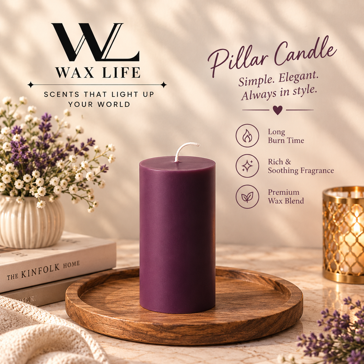 Decor Pillar Candle