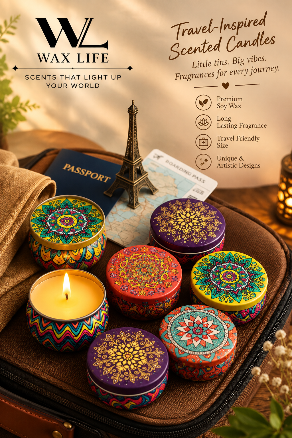 Tin Candle – Travel Glow