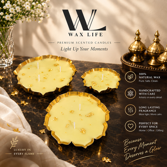 Golden Urli Candles – Luxe Festive Collection