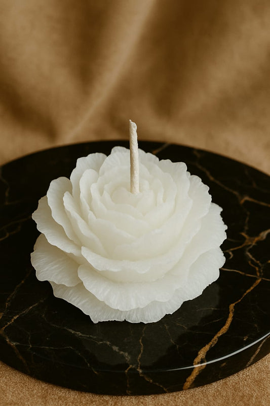 Peony Flower Candle – Elegant Floral Aroma