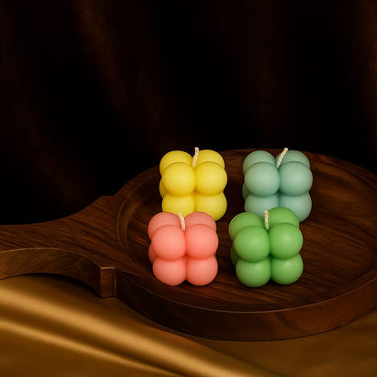 Mini Bubble Candles | Set of 4
