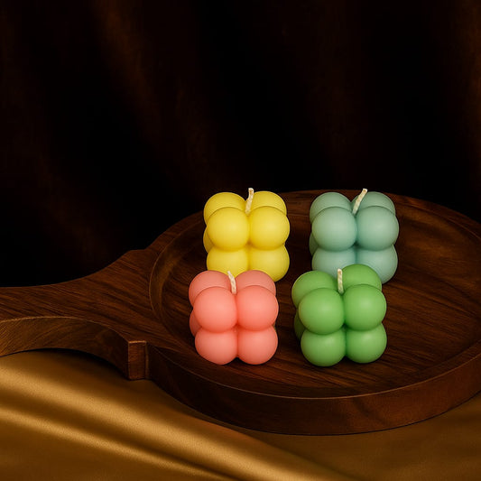 Mini Bubble Candles | Set of 4