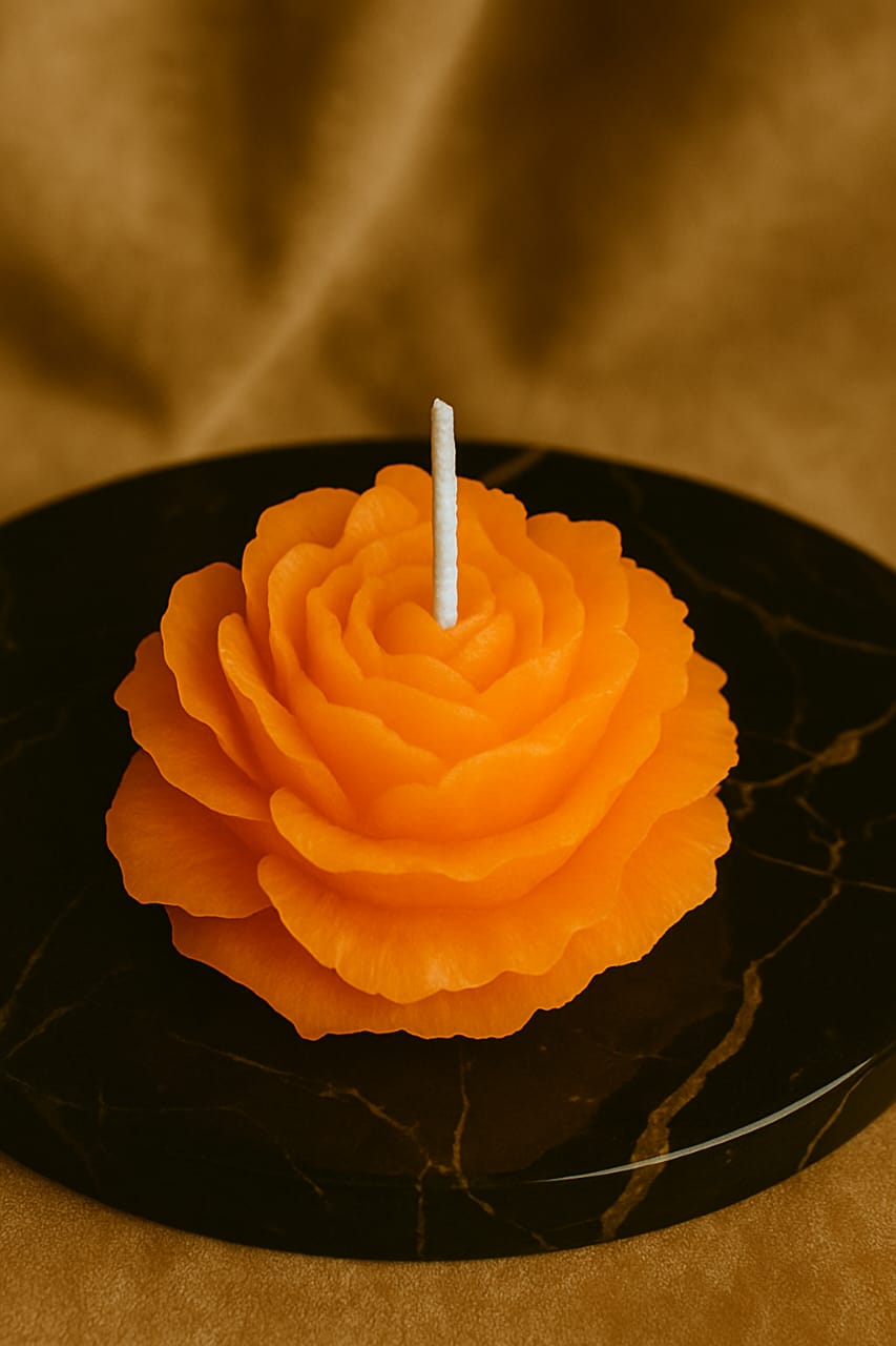 Peony Flower Candle – Elegant Floral Aroma
