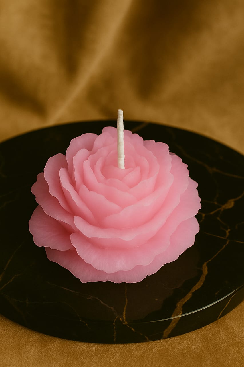 Peony Flower Candle – Elegant Floral Aroma
